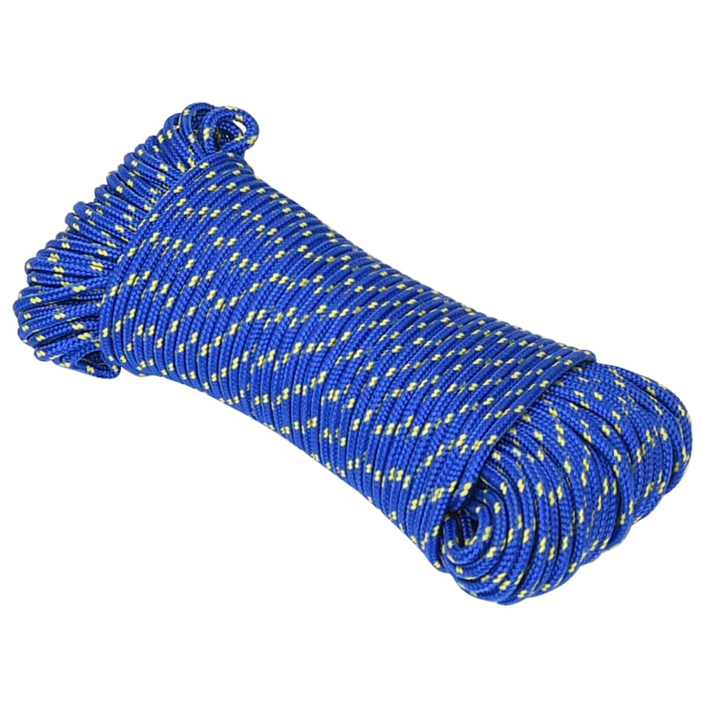 Boat Rope Blue 4 Mm 25 M Polypropylene
