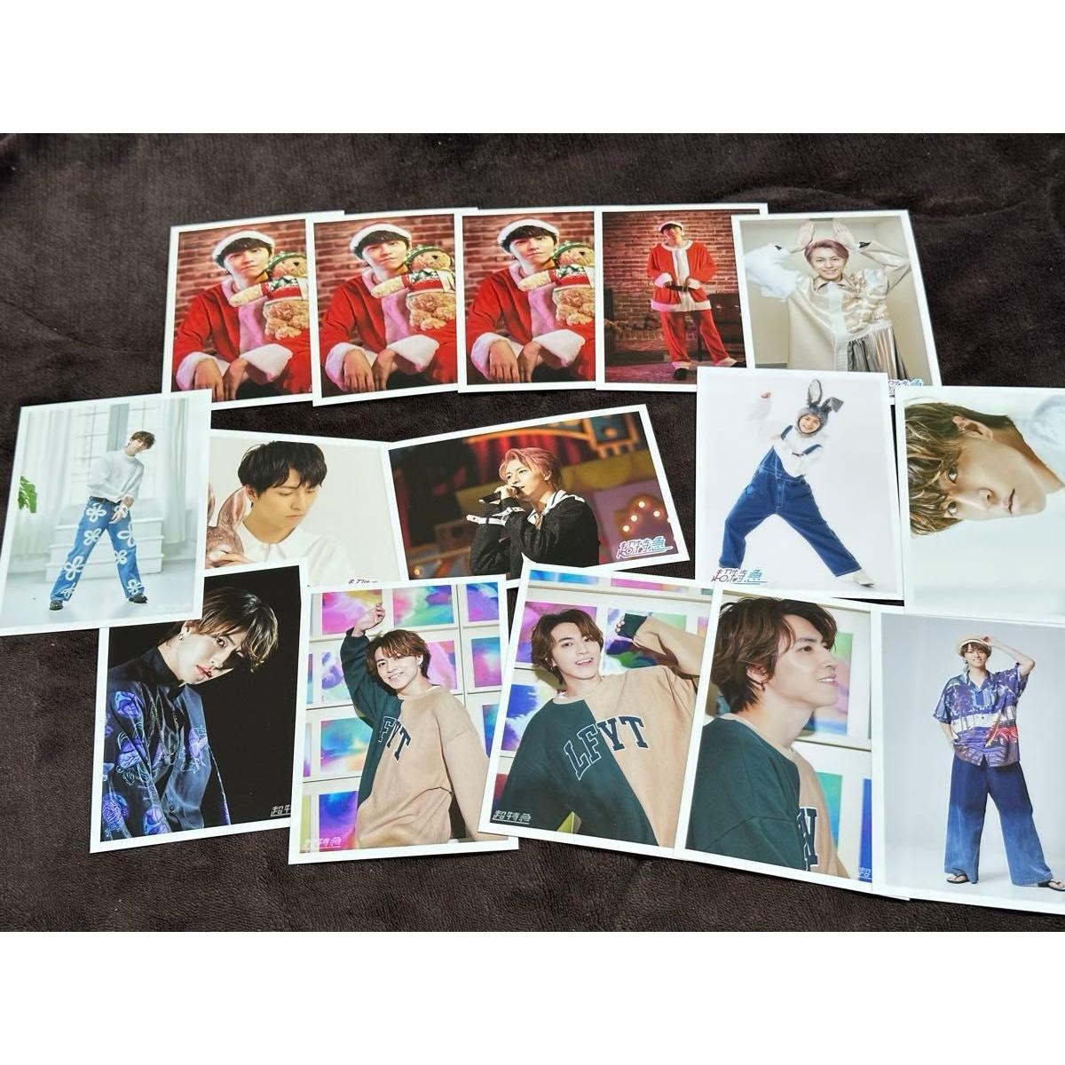 Used Super Express Takashi 36 autographed photos bonus postcard