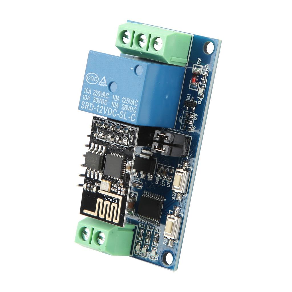 1‑Way WiFi Relay Module for Android Mobile Phone APP Wireless Remote Control Switch 12V ESP8266