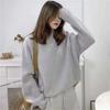 High End Fleece Lined Thickened Turtleneck Sweater for Women Autumn Winter Loose Plus Size Lazy Style Slimming Knitwear