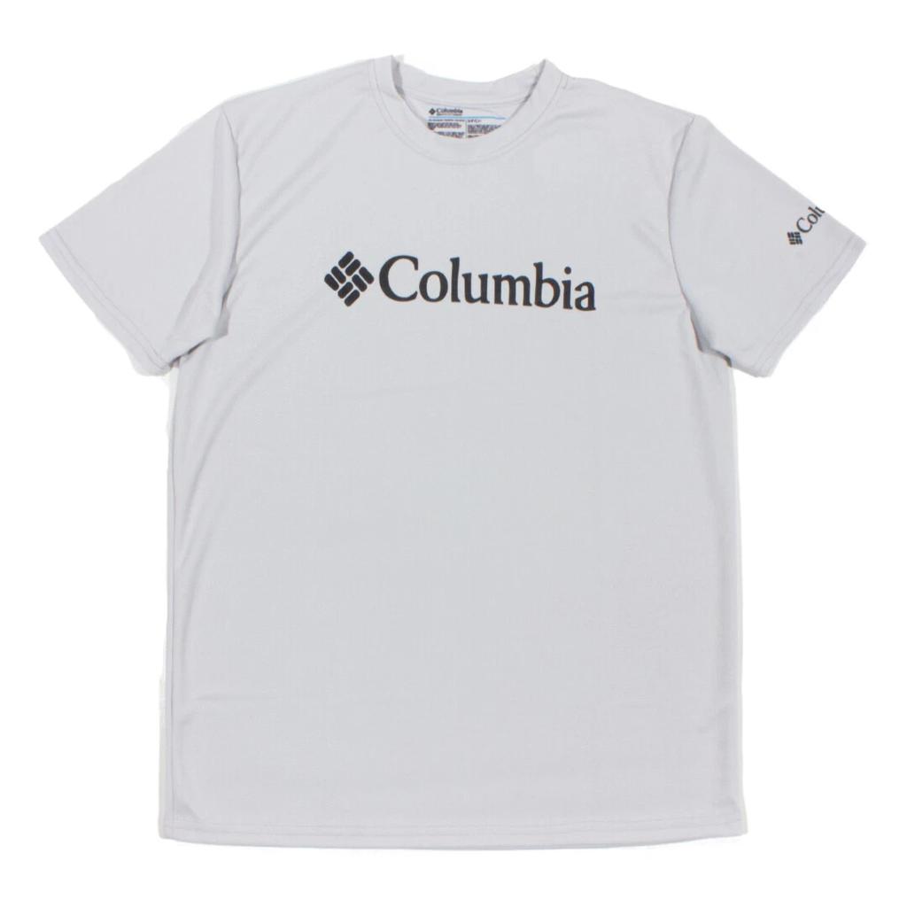 Columbia Light Grey Tech Trail Graphic T-Shirt