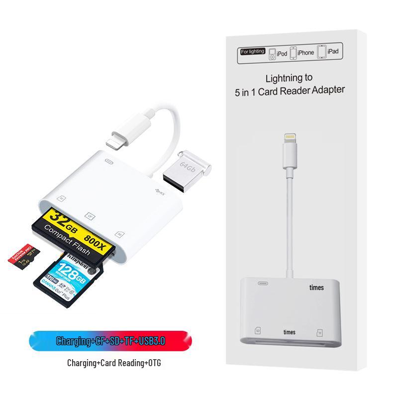 Apple Mobile Card Reader: Multi-Function Adapter for CF, SD, and TF Cards