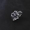 Anello a Cuore con Zircone Nero: Stile Oscuro, Raffinato, Design di Lusso, Lusso da Donna