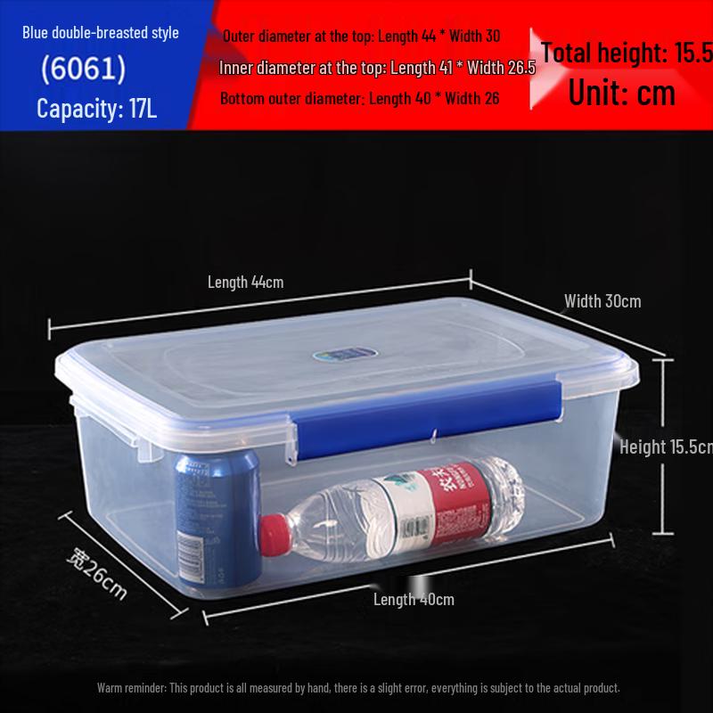 Lainuo Transparent Plastic Storage Containers (10-Pack)