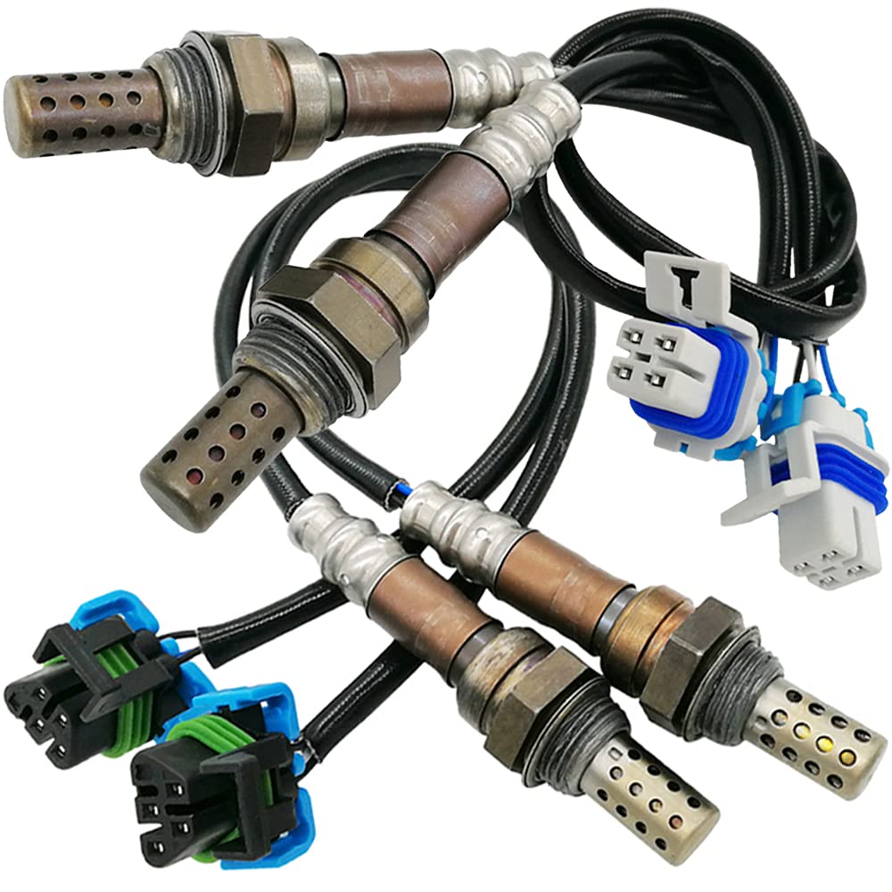 

4Pcs 234-4669+234-4407 Upstream Downstream Oxygen O2 Sensor for 2003-2006 Cadillac Escalade GMC Yukon Hummer H2 Chevrolet Silverado 1500(HD) 2500
