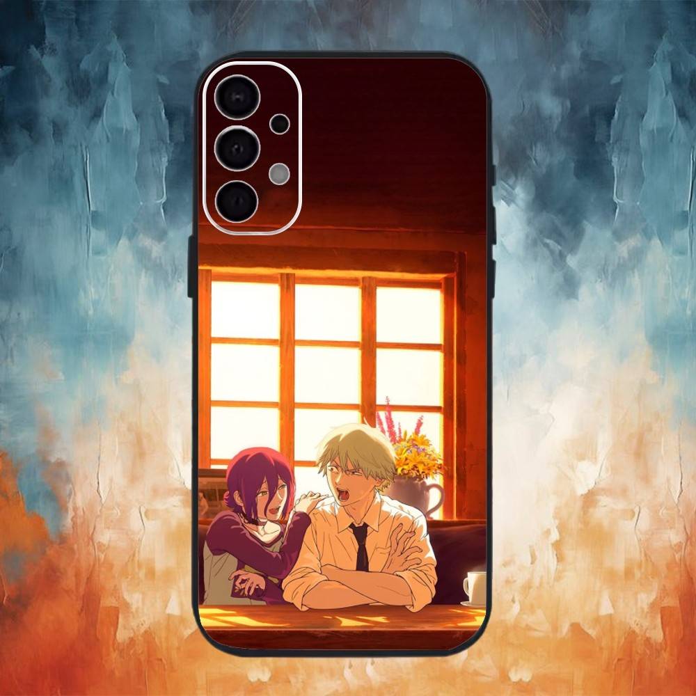 

C-Chainsaw Man R-Reze Arc Phone Case For Samsung S25,S24,S21,S22,S23,S30,Ultra,S20,Plus,Fe,Note,10,9,5G Black Cover Samsung S105G
