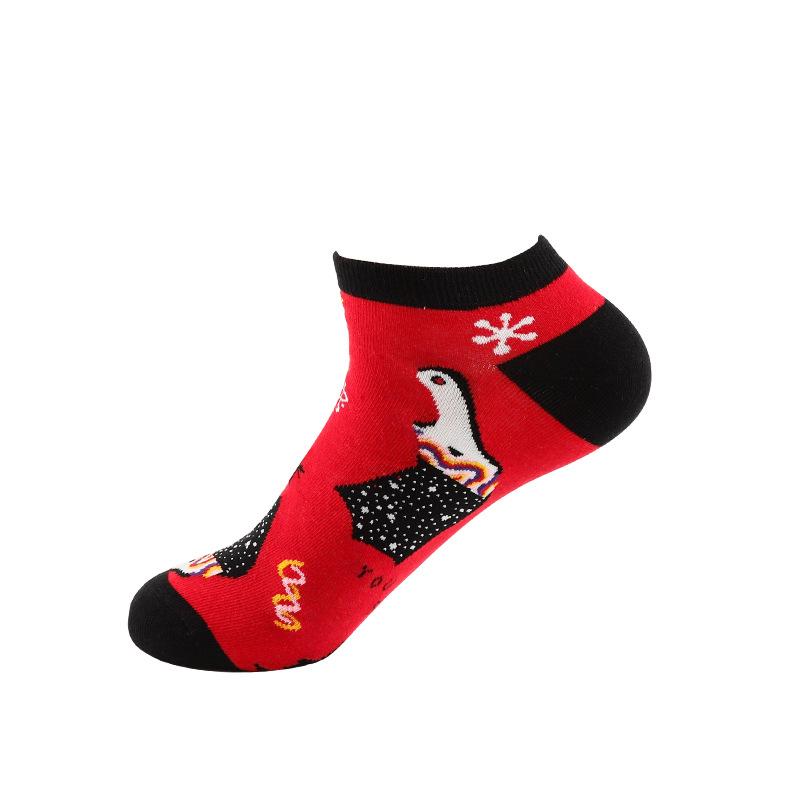 Male Spring Summer New Style Personality Street Hip Hop Sports Low Help Invisible Boat Socks