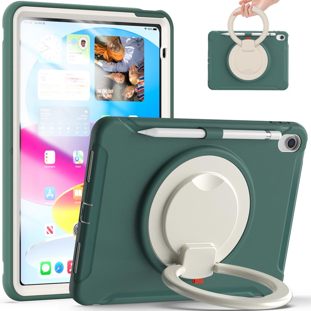 360° Rotate Tablet Case for iPad (A16) 11th Gen 11inch 2025&iPad 10th Gen 10.9inch 2022 With Backlit and Pencil Holder
