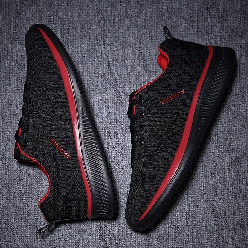 Size 35-48 Mens Lightweight Sneakers Gym Running Shoes Walking Sport Breathable Mesh Casual Shoes