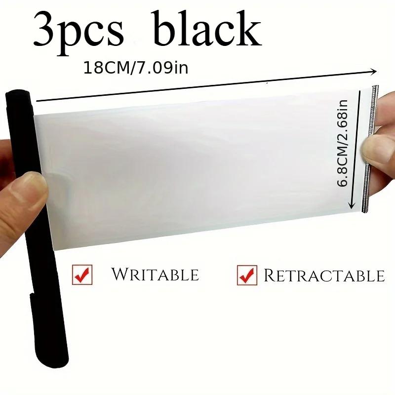 3pcs Retractable Invisible Pen, Easy To Use, a Secret Information Writing Tool with Exams and Notes