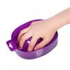 Nail Art Tips Hand Wash Soak Bowl Tray Polish Treatment Remover Manicure Spa Tool (Purple)