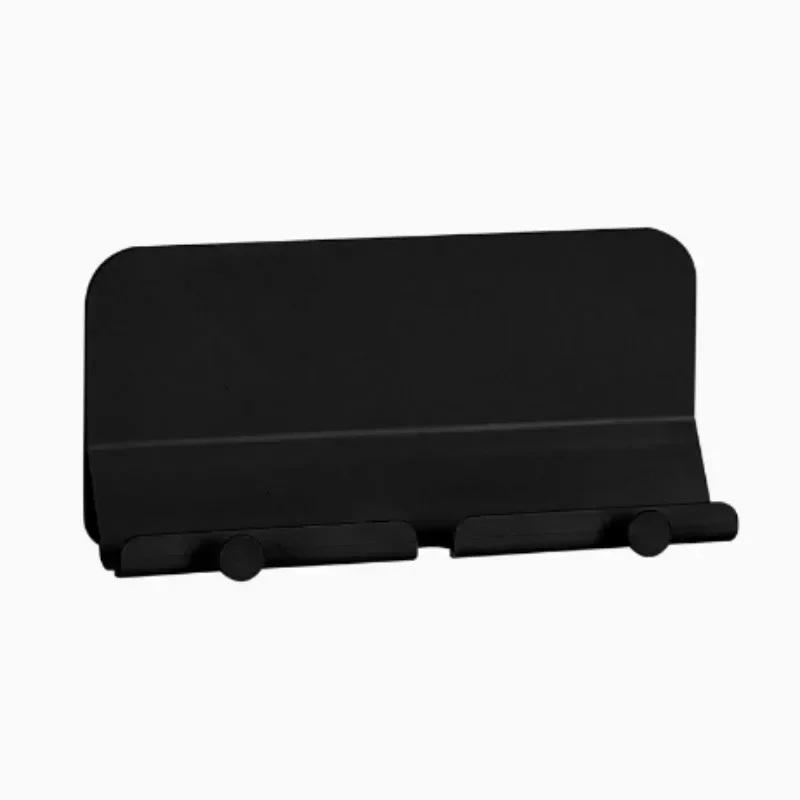 

Настенный клейкий держатель для мобильного телефона без сверления для телефона, ноутбука, многофункциональный, с держателем для проводной гарнитуры и брелоком