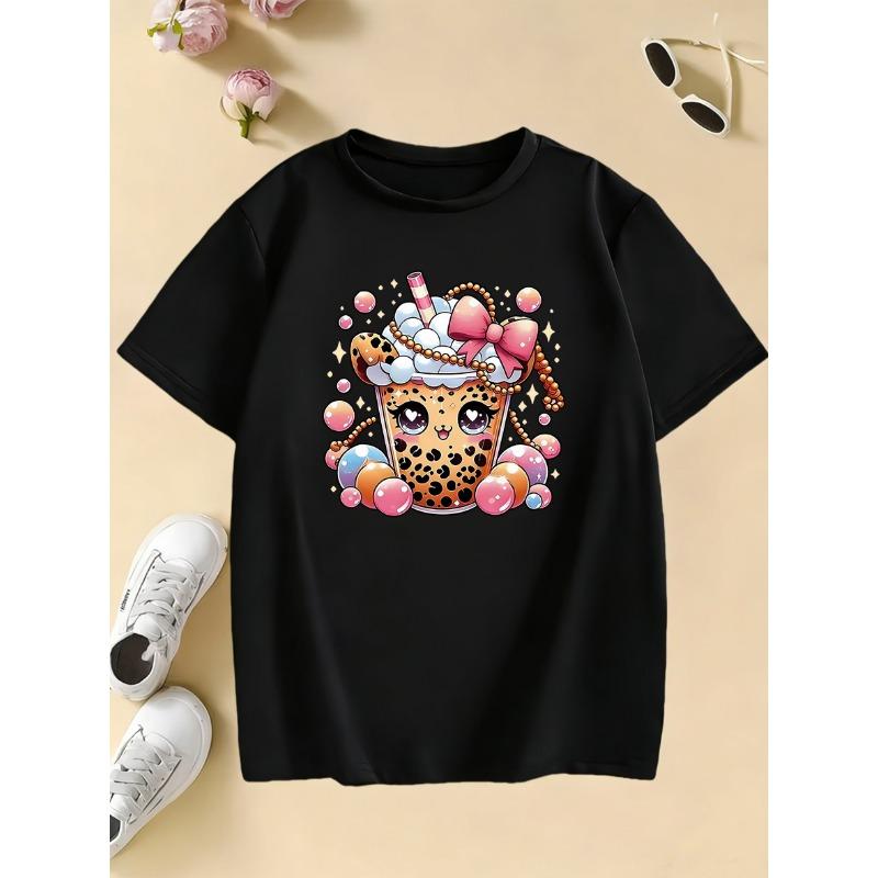 Children's T-shirt Trendy Mario Print Pure Cotton Loose Casual Round Neck Parent-child Short Sleeved 2026 Summer New Item
