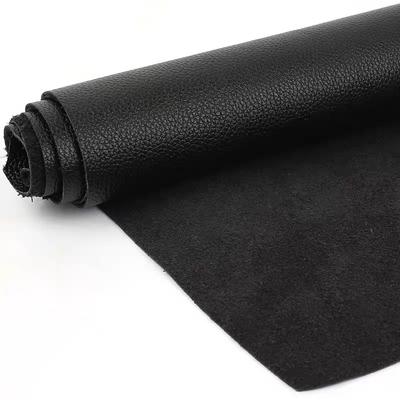 Black Thin Cowhide 1.0mm Genuine Leather Seat, Sofa Cushion, Soft Leather Material, Thin Head Layer, Pure Leather Fabric, Leathe