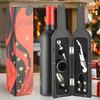 5pcs Stainless Steel Wine Opener Set | Durable Corkscrew & Tools | Complete Wine Tool Box for Easy Opening