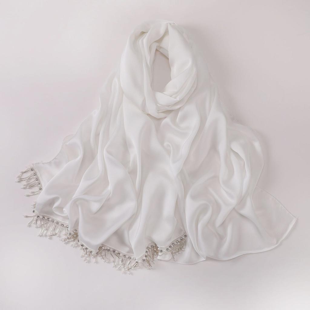 Handmade Ethnic Crystal Beaded Long Scarf For African Women
