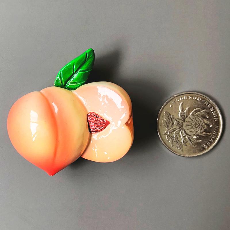 Creative 3D Fresh Fruit Refrigerator  Magnetic Stickers Magnetic Food Room Decoration Pineapple Lemon Cherry Fridge Magnets Gift