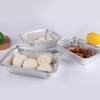 Disposable Tin Foil Box with Lid Outdoor Barbecue Baking Oven Tin Foil Bowl