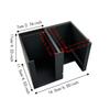 Dual Compartment Toploader Penny Sleeve Dispenser Card Storage Box  Board Game Accessories