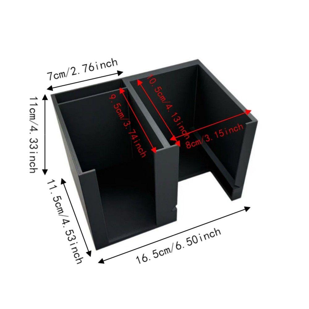 Dual Compartment Toploader Penny Sleeve Dispenser Card Storage Box Board Game Accessories