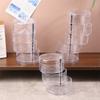 Transparent Storage Box Dust Proof And Waterproof Large Capacity Rotatable Jewelry Hairpin Jewelry Cosmetics Storage Box