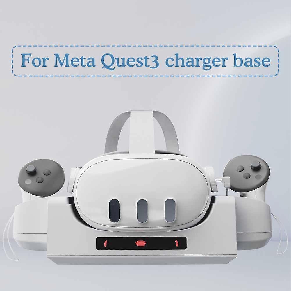 For Meta Quest3 VR Helmet Charger Base,Wall Mount Contact Charging