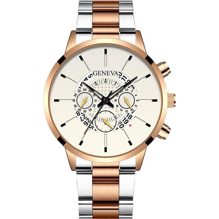Men'S Watch Business Casual Quartz Watch Men'S Fashion Hollow Single Calendar Quartz Watch
