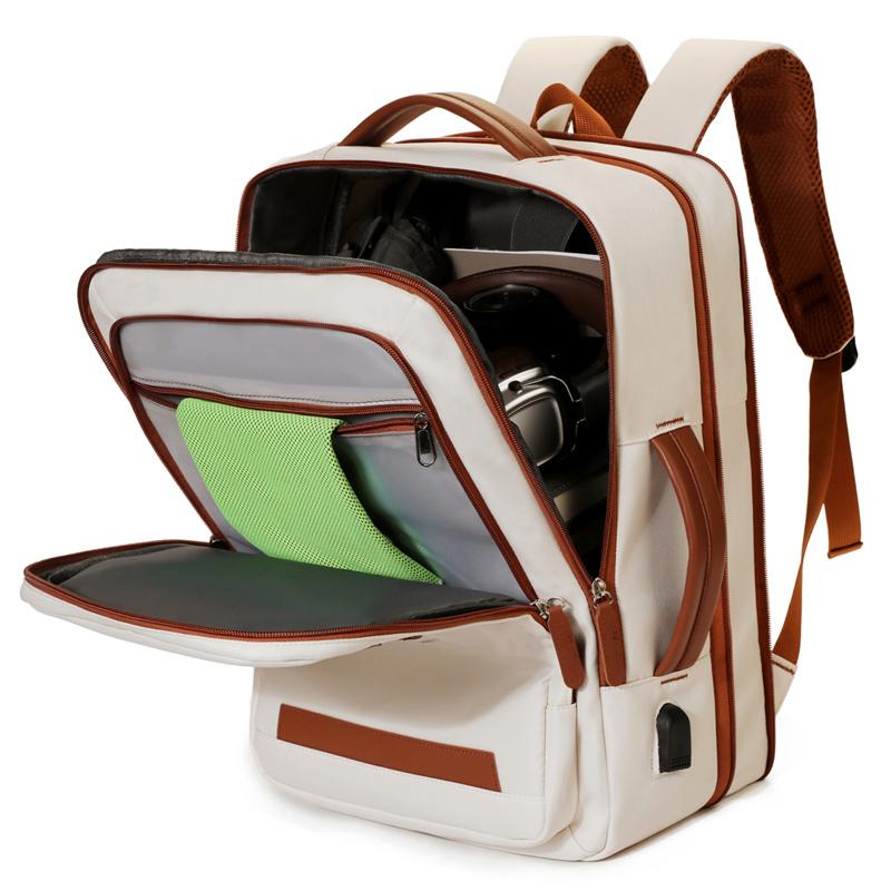 Women's Large Capacity Travel Backpack Business Laptop Bag with USB Charging Port School Backpack for Teacher Laptop Compartment