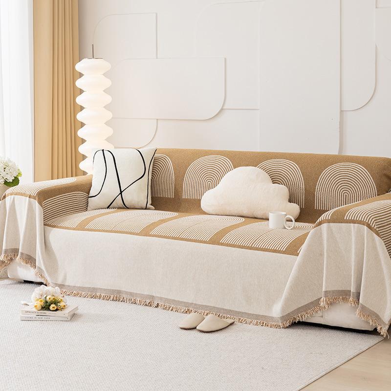 Chenille Sofa Towel New Non-Slip Sofa Cover Cloth Simple Modern Full Covered Sofa Cover
