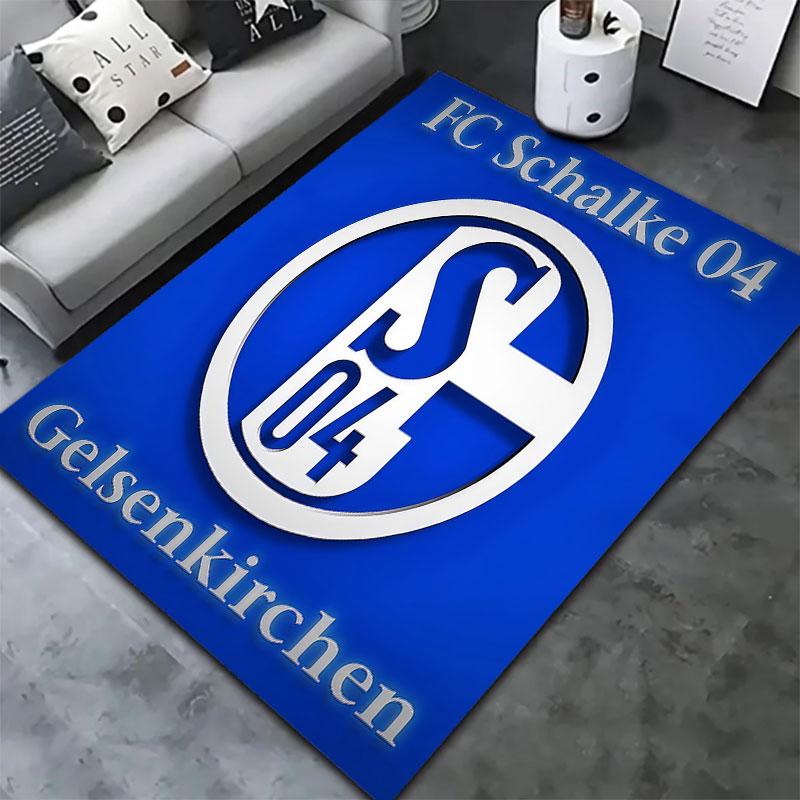 FC Schalke 04 Carpet Rug for Living Room Bedroom Home Sofa Decoration,Kids play Non-slip Floor Mat