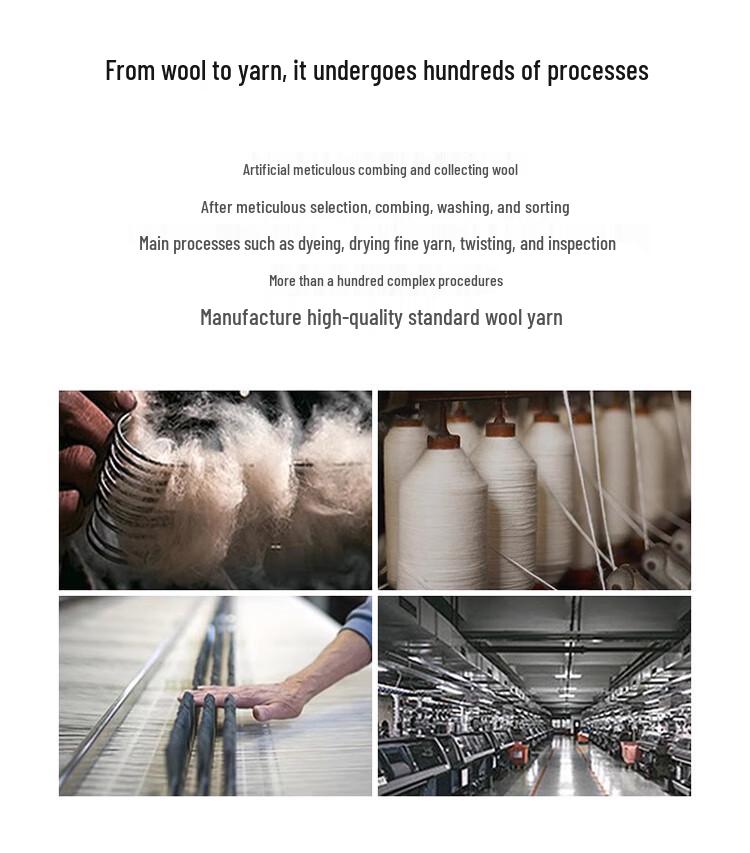 Hengyuanxiang Women's 100% Wool Semi-High Neck Sweater 24A113