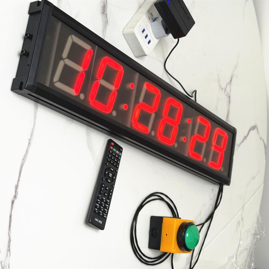 71x16cm Led Electronic Clock Timer, Rock Climbing Gym Competition Time Stopwatch Wall Clock, School Gymnasium Training Timer