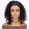 African Womens Short Curly Wig Headband Synthetic H0826A 14inch High Density 210%