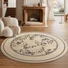 Round Carpet Bedroom Bedside French Medieval Style Cloakroom Dressing Table Chair Floor Mat Home Decoration Living Room Rugs