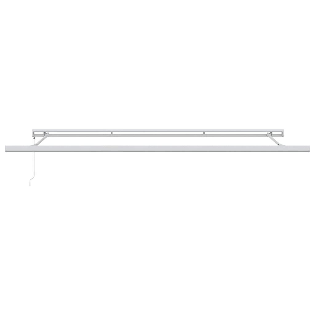 Retractable Awning Green and White 500 X 300 Cm