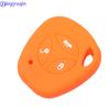 Jingyuqin 3B Silicone Rubber Car Remote Key Fob Cover Case Protector For LADA Priora Sedan Sport Kalina Granta Vesta X-Ray