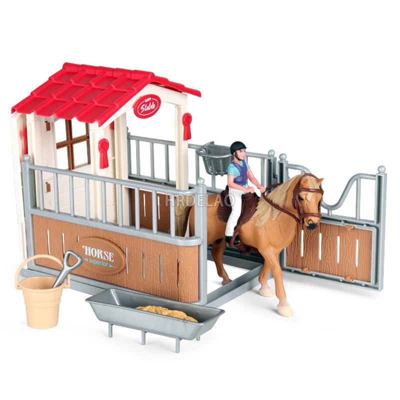 Zwierzęta Gospodarskie Model Konia Akcja Appaloosa Harvard Hanoverski Clydesdale Quarter Koń Arabski Figurki Jeździeckie Zabawki dla Dzieci
