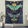 Barevný geometrický motýl gobelín nástěnný závěs bohémské umění hippie tapitz obývací pokoj ložnice domácí dekorace