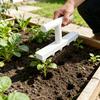 huaqianguhh 3D Printed Seeder, One-Piece Molding Hole Making Impact-Resistant Ergonomic T-Shaped Grip Gardening Seeds Sowing Tool