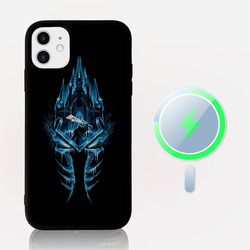 Game World Of Warcraft Phone Case Magnetic Case For IPhone 16 14 13 12 11 15 Pro Max Plus For Magsafe Wireless Charge Cover