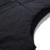 Moif [Aw23]Hooded Crop Vest / Black