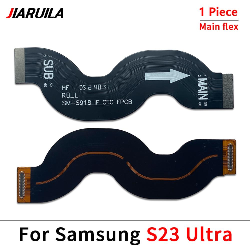 Motherboard Connector for Samsung S11 Plus Ultra, LCD Display, Flex Cable, Signal Flex, Replacement, S911, S916, S918, S11 Ultra