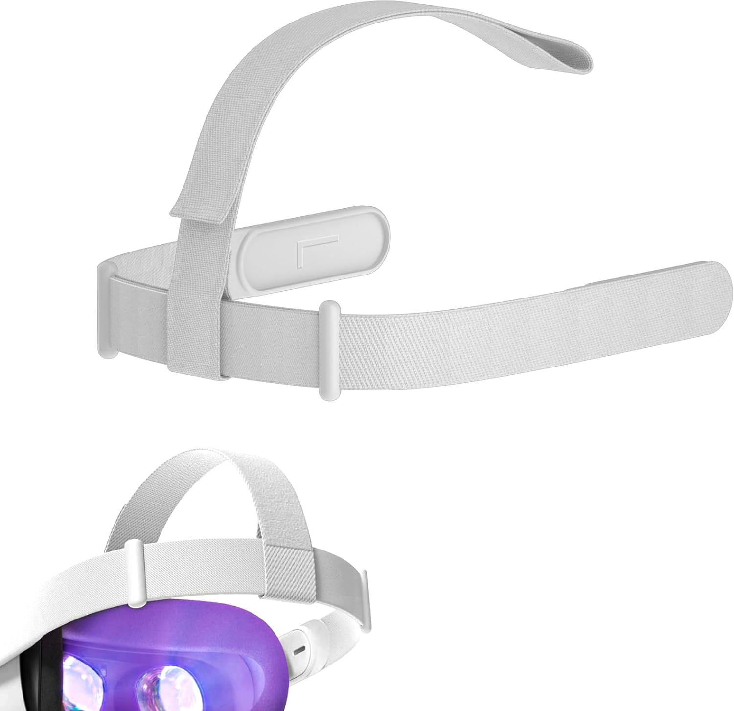 Head Strap for Oculus Quest 2 Headset, Adjustable Replacement Headstrap VR Headset Accessories Parts Compatible with Meta Quest 2 белый