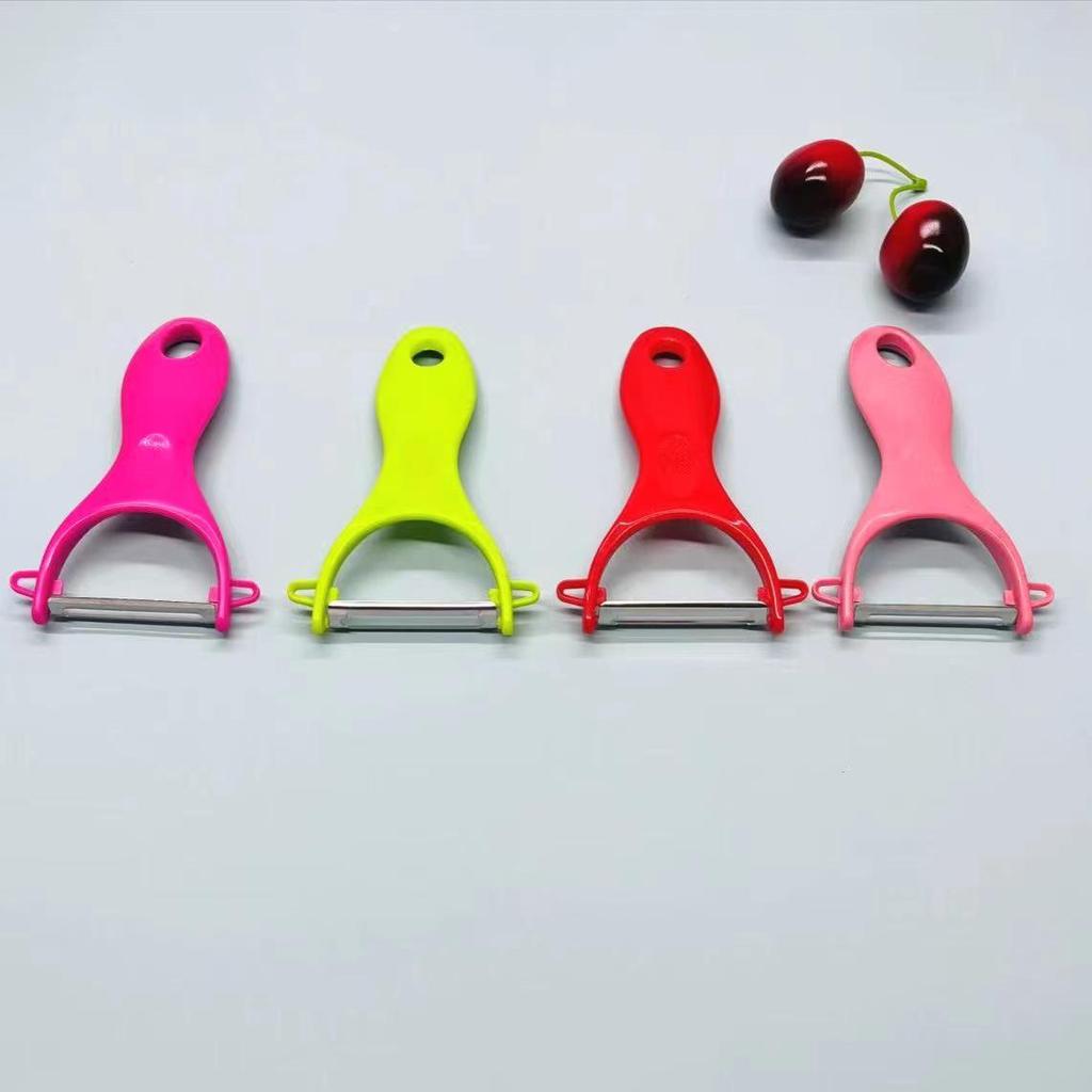 Stainless Steel & Plastic Multifunctional Fruit and Vegetable Peeler with Grater