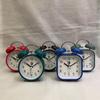 Modern Simple Digital Advanced Color Alarm Clock, Square and Round Wake Up Silent Clock