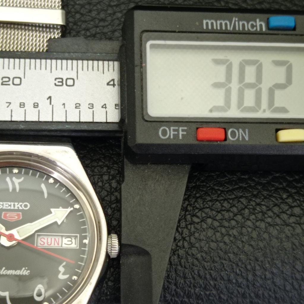 Seiko 5 AUTOMATIC VINTAGE 6309A JAPAN MENS ARABIC BLACK DIAL WATCH A702669-1 R209-a702669