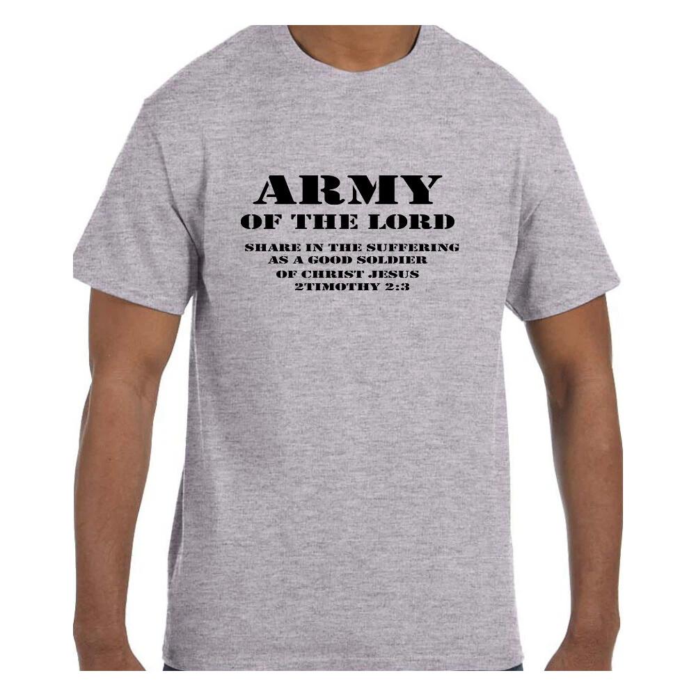 

Christian Religious T shirt Army of the Lord 2 Timothy 2:3 3XL