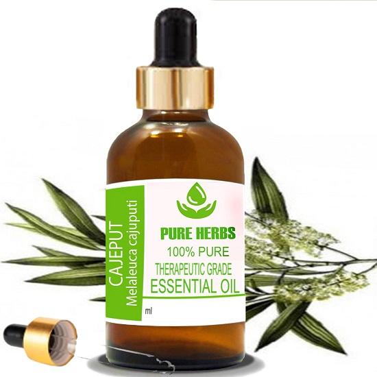 

Pure Herbs Cajeput (Melaleuca cajuputi) Pure & Natural Therapeutic Grade Essential Oil Glass 30 ml
