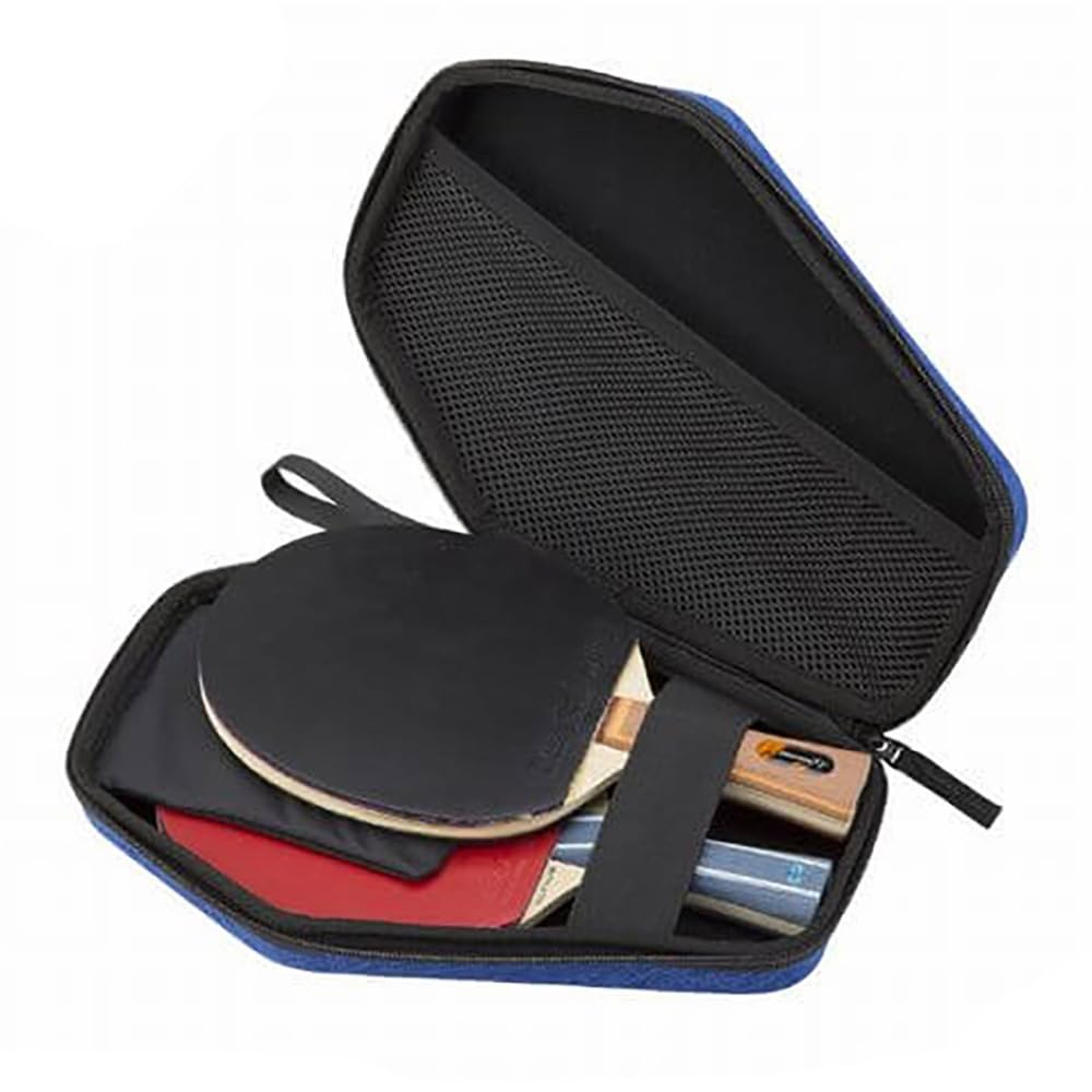 Mizuno Table Tennis Demon Slayer Racket Hard Case Hexagon 2KY 83JD2K0322 (Blue/FF/Men's, Women's, Jr.)