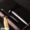 Retractable Twist Metal Ballpoint Pen Medium Point 10mm Smooth Writing Black Ink Pen Office Writing Supplies
